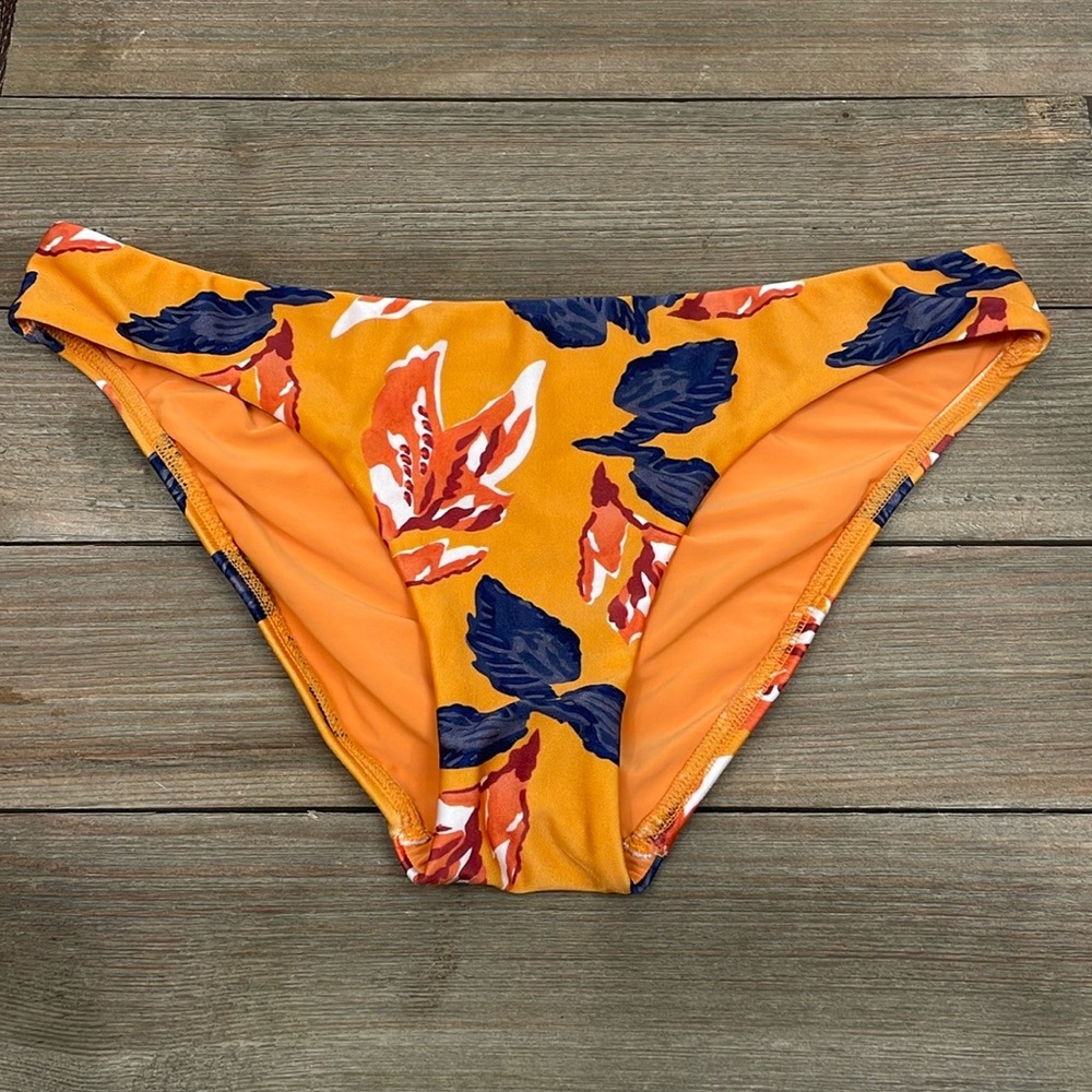 ViX by Paula‎ Hermanny Orange Floral Bikini Bottoms